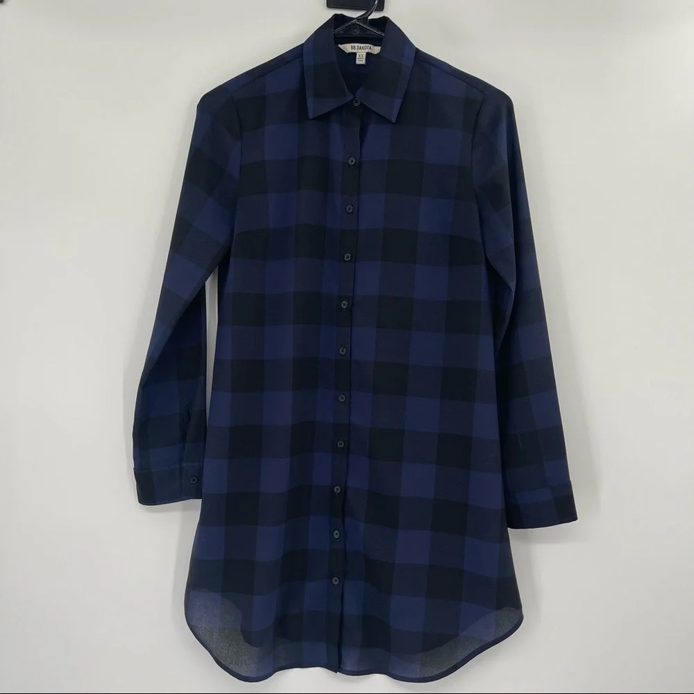 BB Dakota Keenan Plaid Shirt Dress​ - Picture 7 of 12
